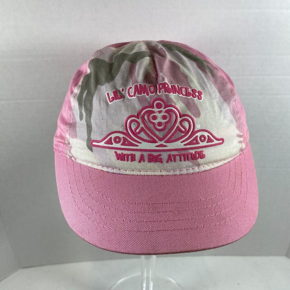 Paramount Outdoors Toddler Hat Pink Camo Lil Camo Princess Big Attitude Cap